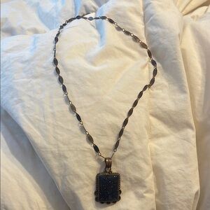 Elegant Purple Pendant and Copper Necklace!💜